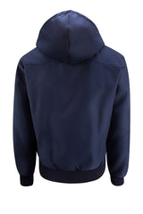 Heren Harrington Jas met Capuchon - Marineblauw