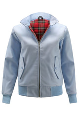 Dames Classic Harrington Jas - Lichtblauw