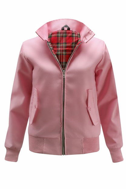 Klassiek Harringtonjack voor dames - Roze