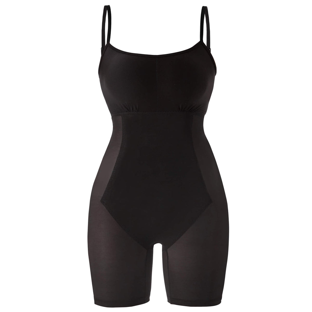 Jurk met Queen Anne-halslijn en ingebouwde shapewear