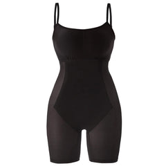 Jurk met Queen Anne-halslijn en ingebouwde shapewear