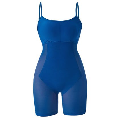 Jurk met Queen Anne-halslijn en ingebouwde shapewear