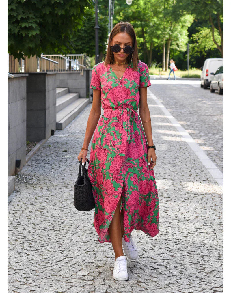 Sam Chic-jurk - Elegantie met V-hals