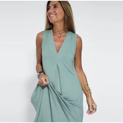 Felicity | Elegante lange jurk met bijpassend vest