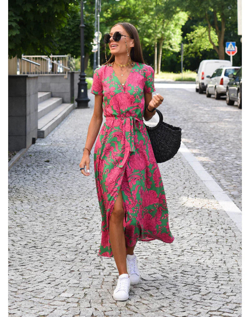 Sam Chic-jurk - Elegantie met V-hals