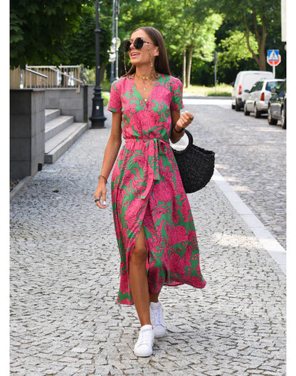 Sam Chic-jurk - Elegantie met V-hals