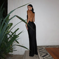 Elegante rugloze maxi-jurk
