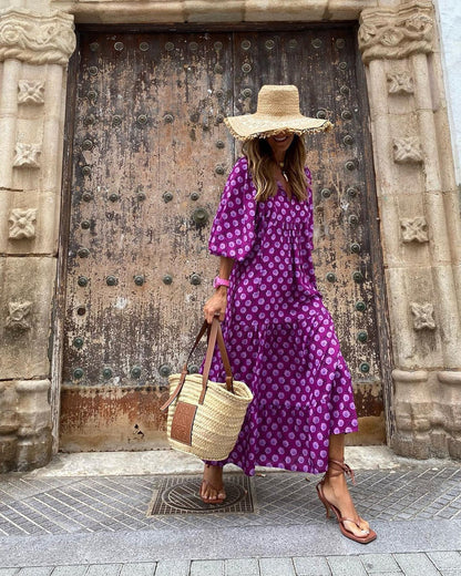 Luna | Boho-maxijurk 1 + 1 gratis