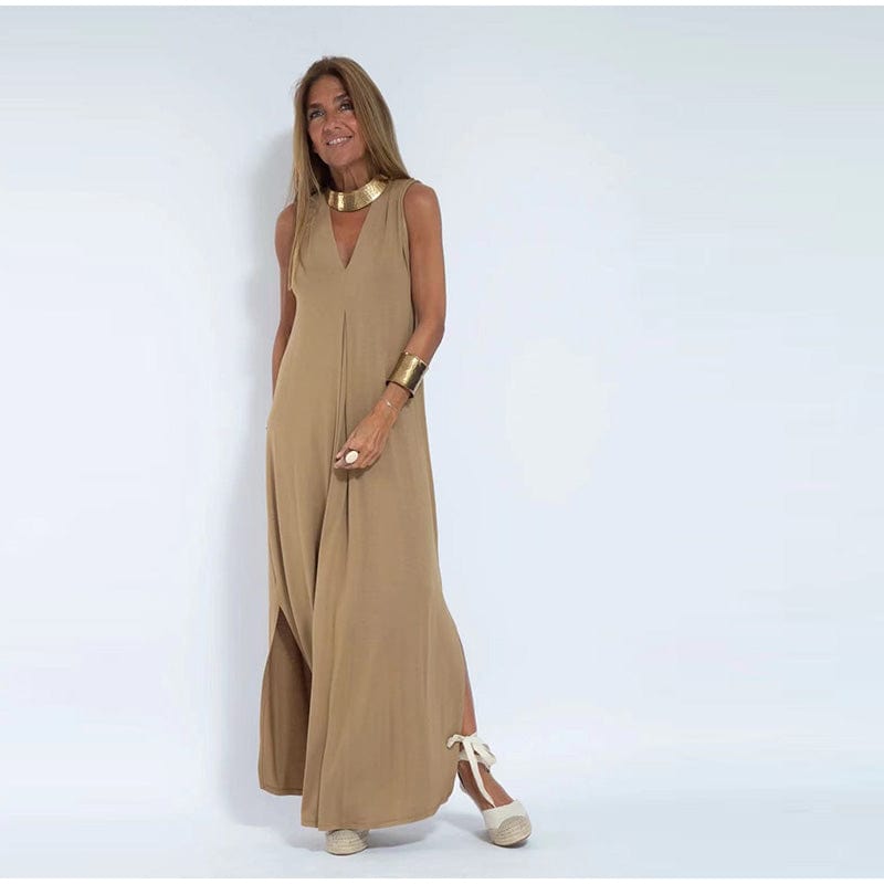 Felicity | Elegante lange jurk met bijpassend vest