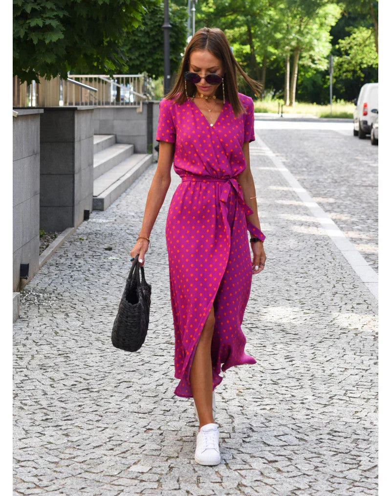 Sam Chic-jurk - Elegantie met V-hals