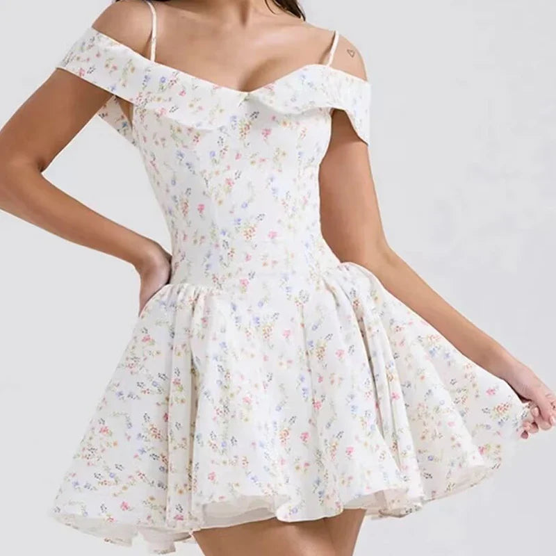Feestjurk met Posy-print