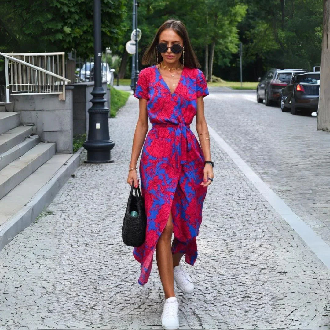 Sam Chic-jurk - Elegantie met V-hals