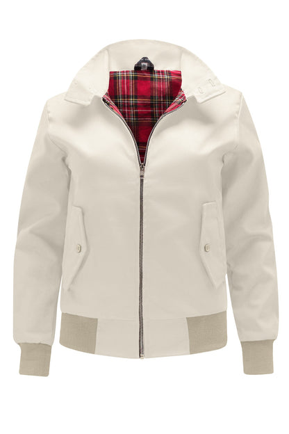 Klassiek Harringtonjack voor dames - Beige