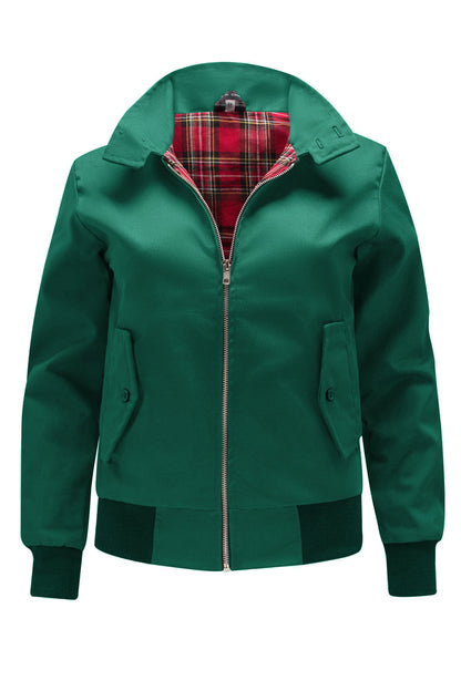 Klassiek Harringtonjack voor dames - Groen