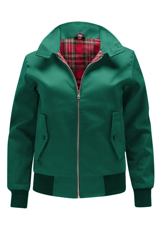 Klassiek Harringtonjack voor dames - Groen