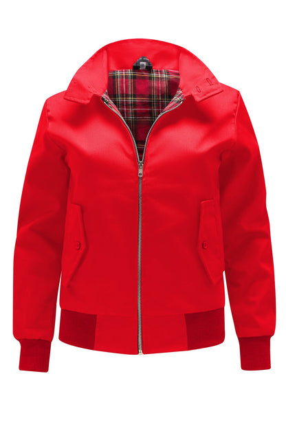 Klassiek Harringtonjack voor dames - Rood