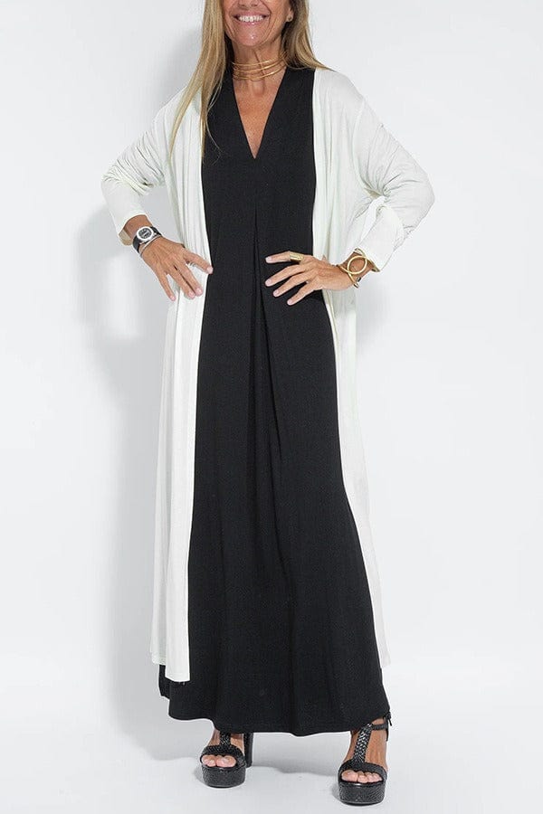 Felicity | Elegante lange jurk met bijpassend vest
