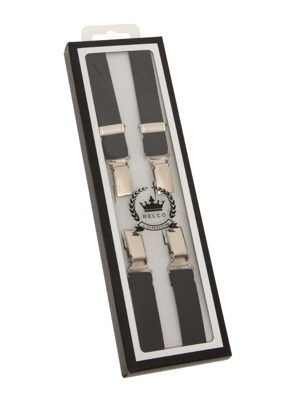 Bretels van 1/2 inch voor heren - Zwart