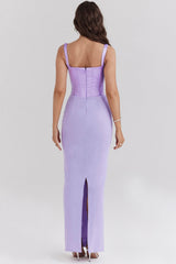 Bodycon-jurk met rugsplit