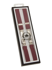 Heren 1/2 Inch Bretels - Bourgondië