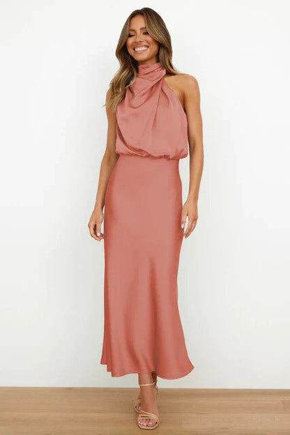 Charlotte - Satijnen cocktailjurk