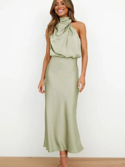 Charlotte - Satijnen cocktailjurk