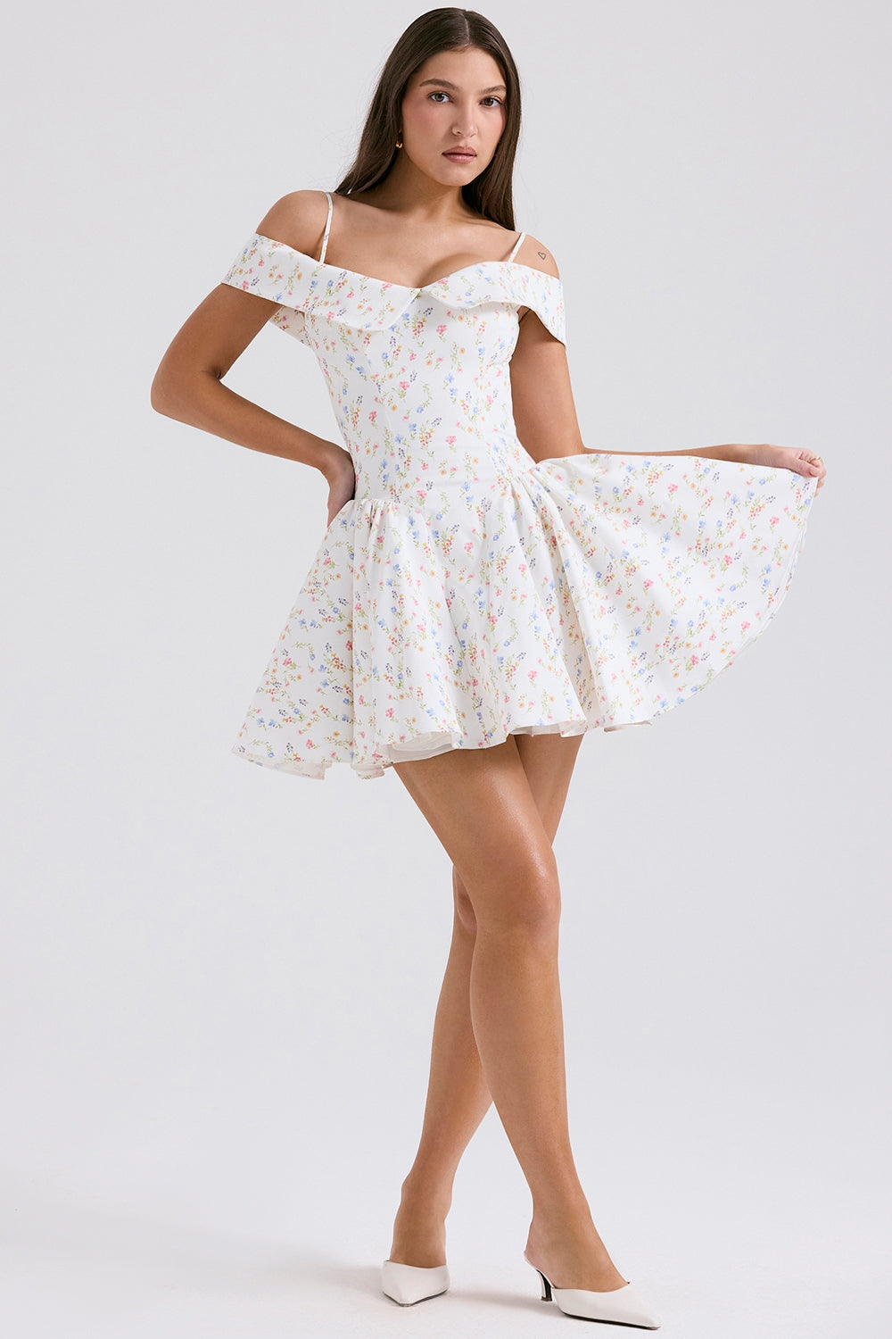 Feestjurk met Posy-print