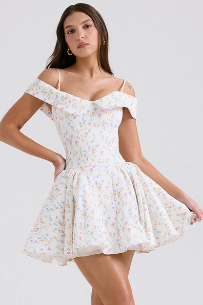 Feestjurk met Posy-print