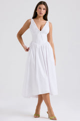 Rugloze corset-zomerjurk