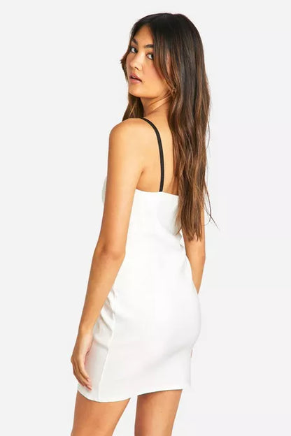 Bodycon-jurk met kanten patchwork