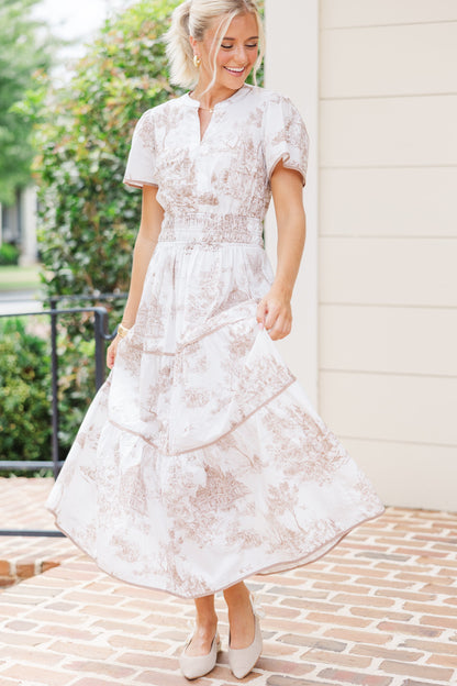 Elegante Toile-maxijurk Bliss