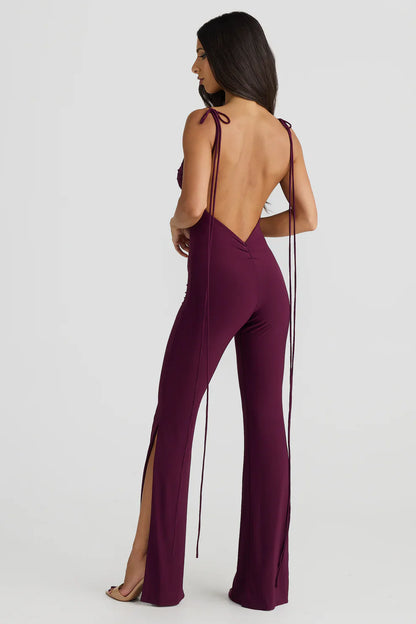 Jumpsuit met spaghettibandjes