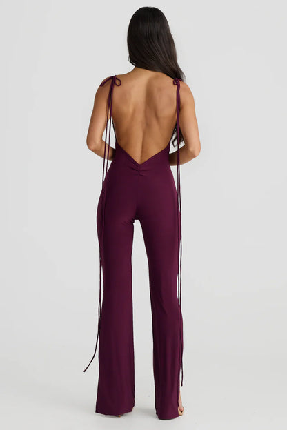 Jumpsuit met spaghettibandjes