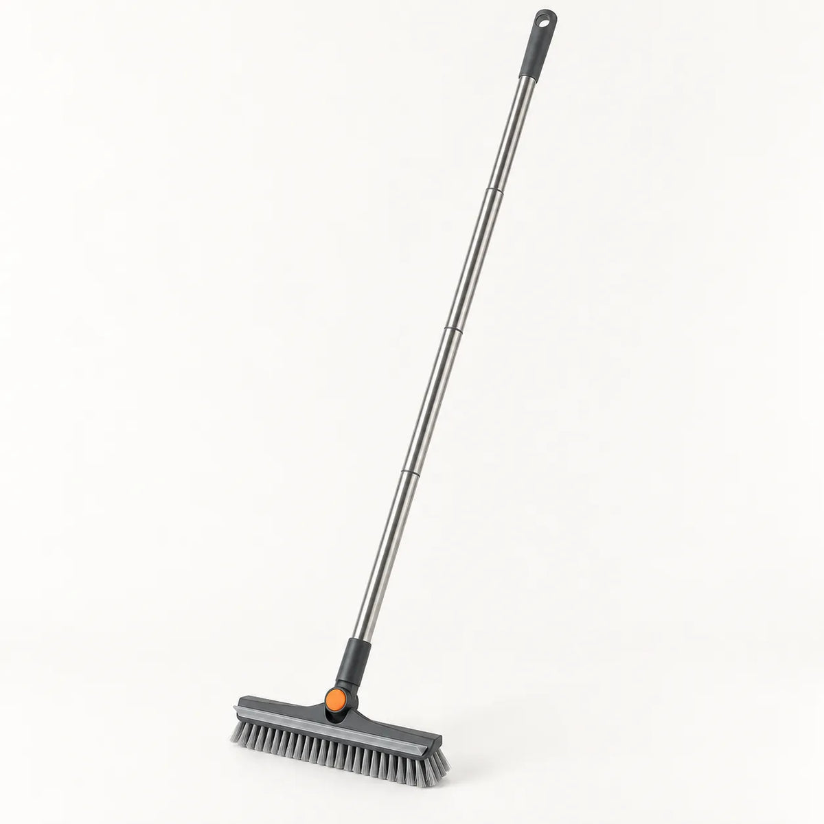 PIMOVO ScrubReach grey 3-in-1 floor brush with four-section handle