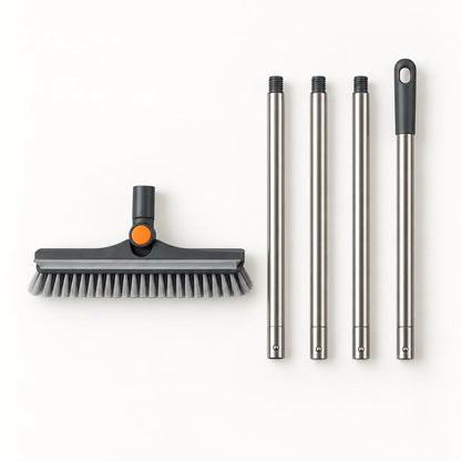 ScrubReach brush head and four stainless-steel handle sections included