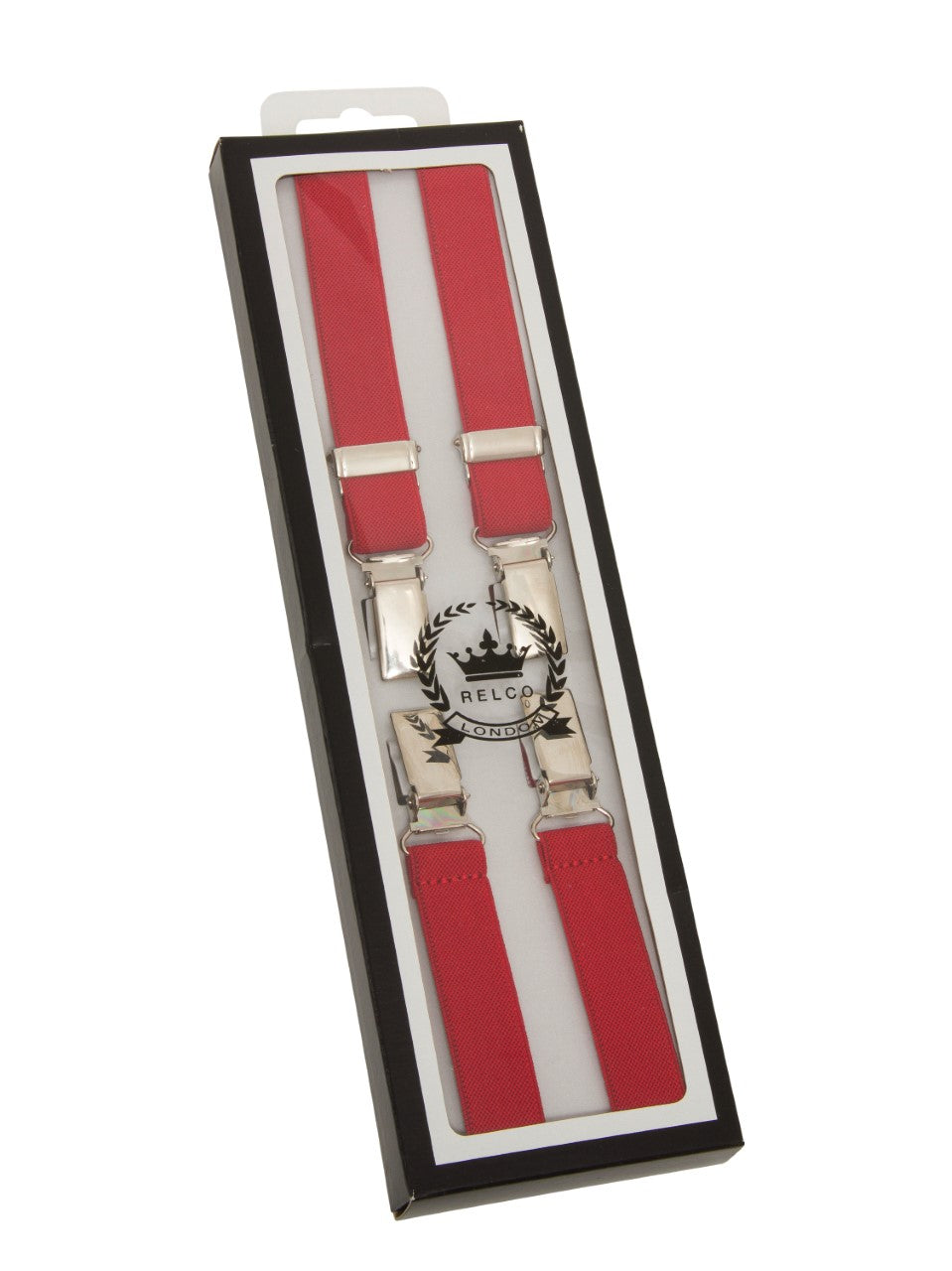 Bretels van 1/2 inch voor heren - Rood